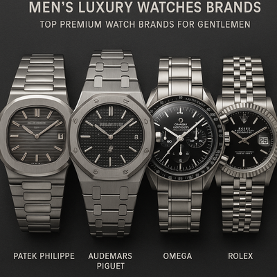 Men’s Luxury Watches Brands | Top Premium Watch Brands for Gentlemen